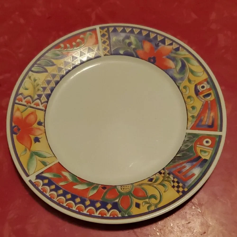 Lynns Stoneware Savanna Rim Salad Plate 7.5